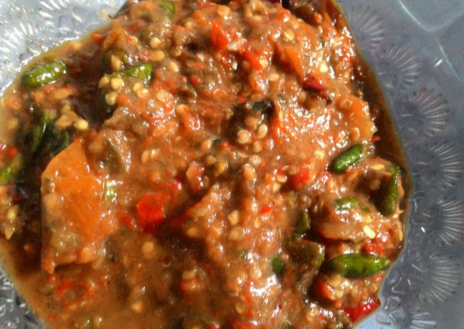  Resep Sambal Terasi Mercon Bumbu Desa oleh Aniezafa13 