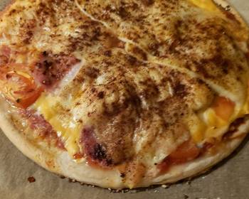 Fresh, Prepare Recipe My cheese bacon pepperoni pizza Delicious Simple