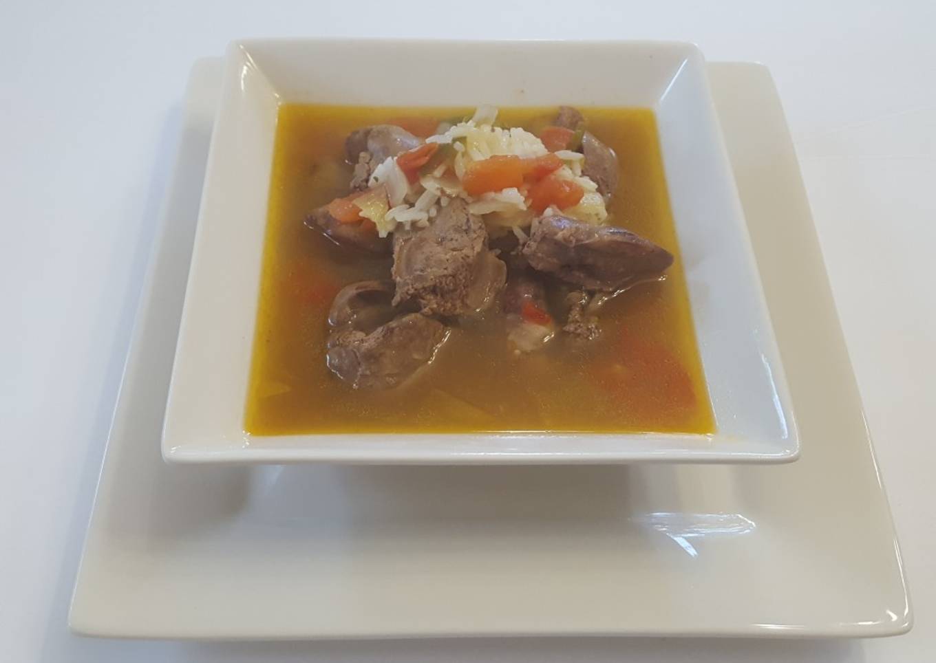 Higaditos de pollo con arroz