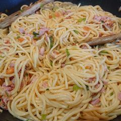 All day Breakfast Spaghetti A picture of All day Breakfast Spaghetti.