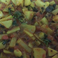 A picture of Aloo ki Sabzi.