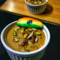 A picture of Besan ki Kheer.