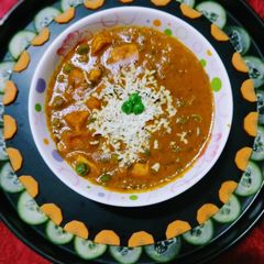 A picture of Dahi Wale Aloo Paneer.