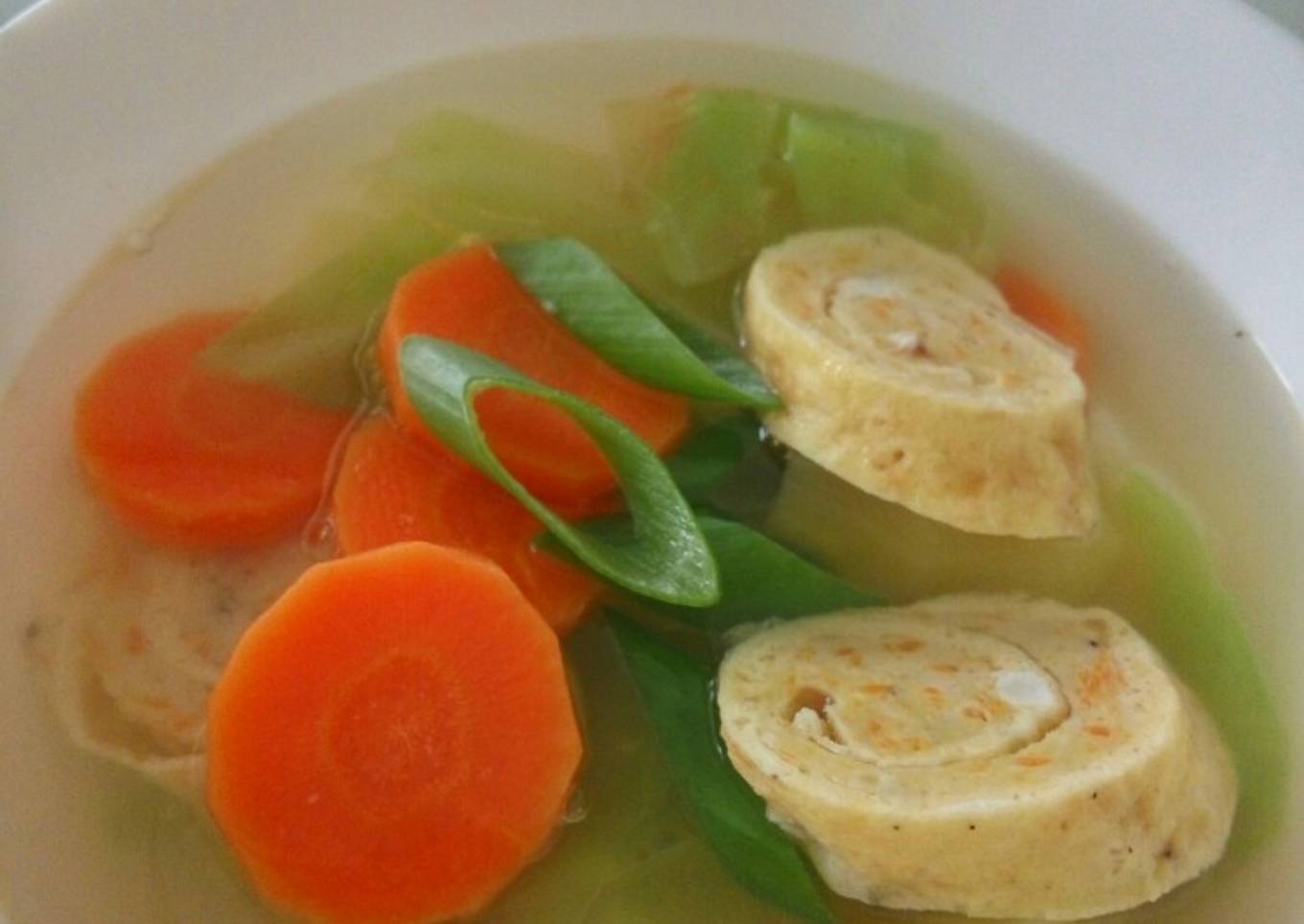 Sop Rolade Ayam Wortel