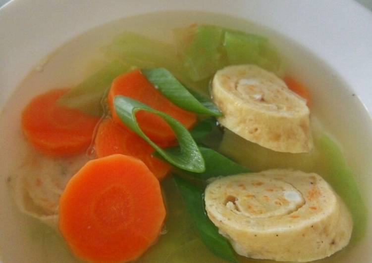 Resep: Sop Rolade Ayam Wortel yang Enak