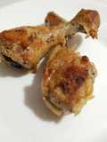 Muslos de pollo asados en olla de presión