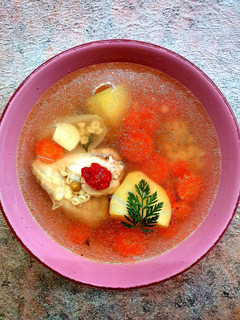 Tyúkhúsleves 🍲 🐔 recept fotója