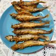 Ikan shisamo goreng