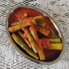 A picture of Punjabi Drumsticks Sabji.