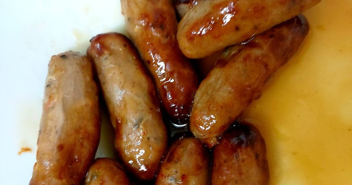 My Maple Syrup Roasted mini pork & Herb Sausage 😍 Recipe by Maureen 😀