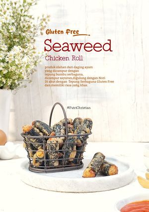Foto resep Seaweed Chicken RollGluten free