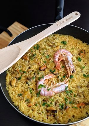 Una foto de Arroz con mariscos de mi abuela 👵 🇪🇸