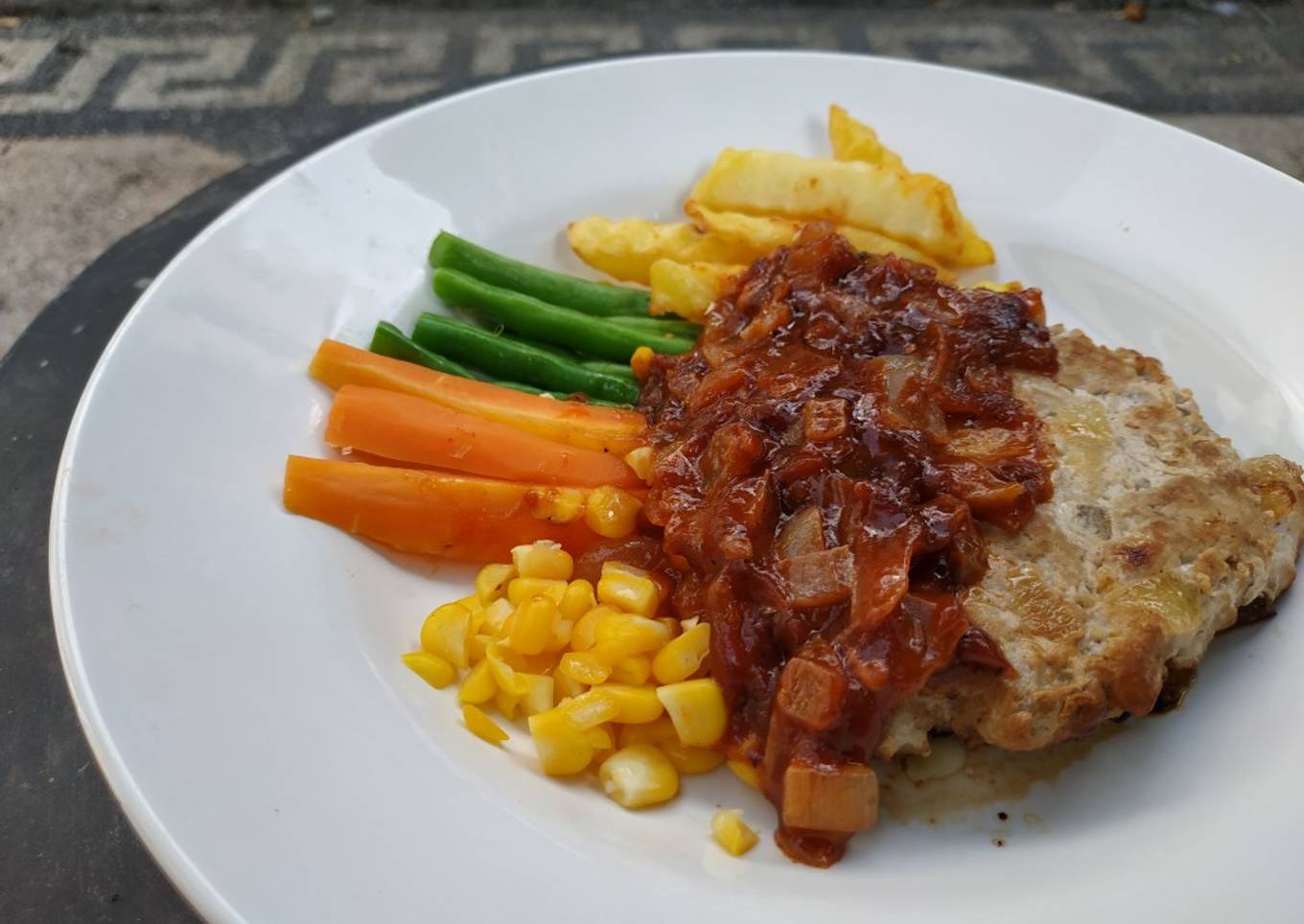Salisbury steak | cooking mama game recipe