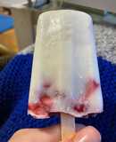 Paleta de helado sabor cheesecake