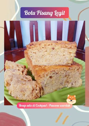 Foto resep Bolu Pisang Legit (Sangat Mudah)
