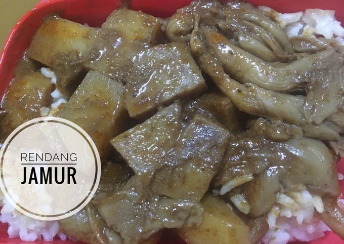 Rendang Jamur bumbu Instan