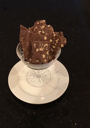 A picture of Milk Chocolate Caramel Swirl Bark.