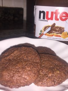 صورة لوصفة كوكيز النوتيلا