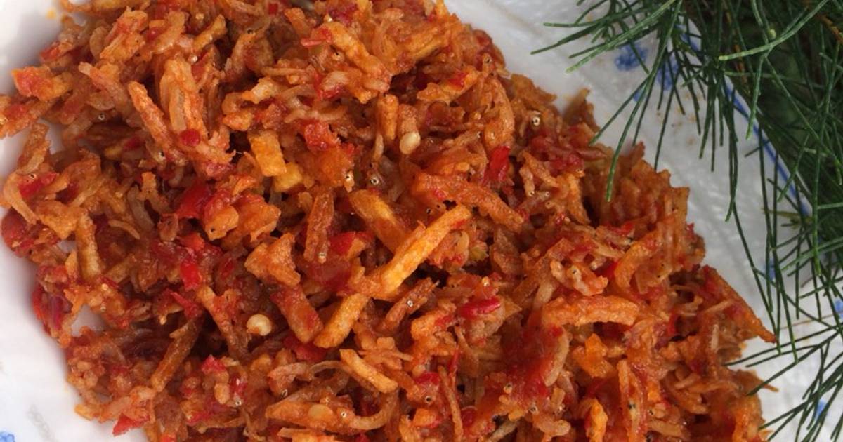 Resep Sambal Teri Kentang Berburucelemekemas2 Oleh Rany Trisuci Cookpad