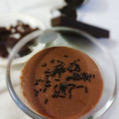 A picture of Chocolate Pudding Eggless.
