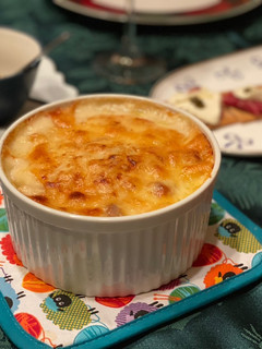 Gambar Penne and potato gratin to consume milk 🥛 Christmas dinner 2022 🎄❄️