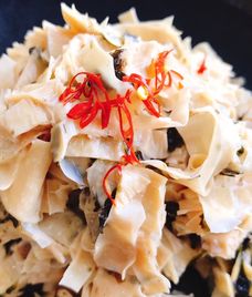 rong biển khô xào