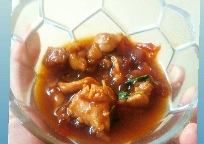 Ayam kecap kemangi untuk mpasi