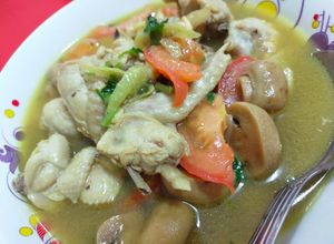 Gambar Ayam Masak Cendawan Butang