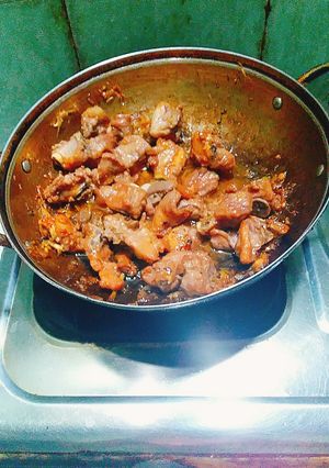 Hình của món Sườn kho.