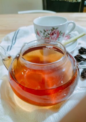 Foto resep 993. Teh Rosella Sereh