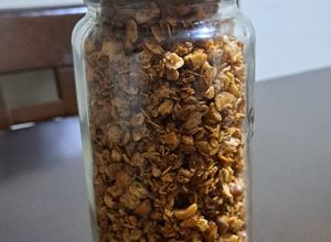 Una foto de Granola sin horno