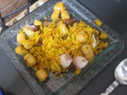Una foto de migas de pollo