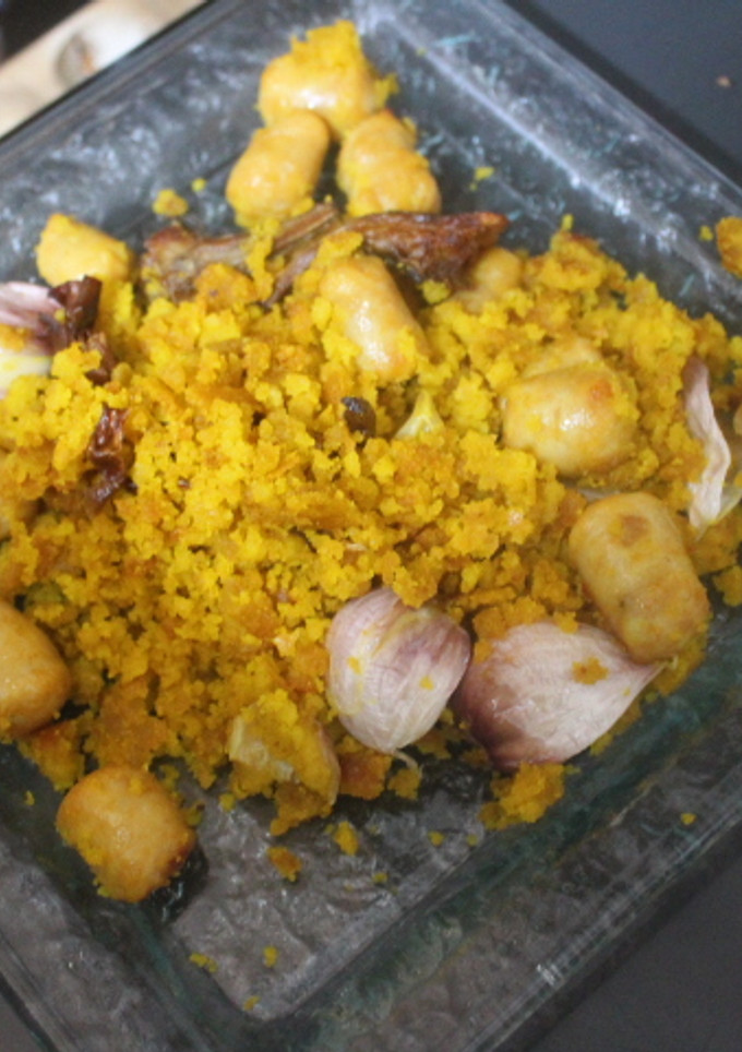 Una foto de Migas con longaniza de pollo