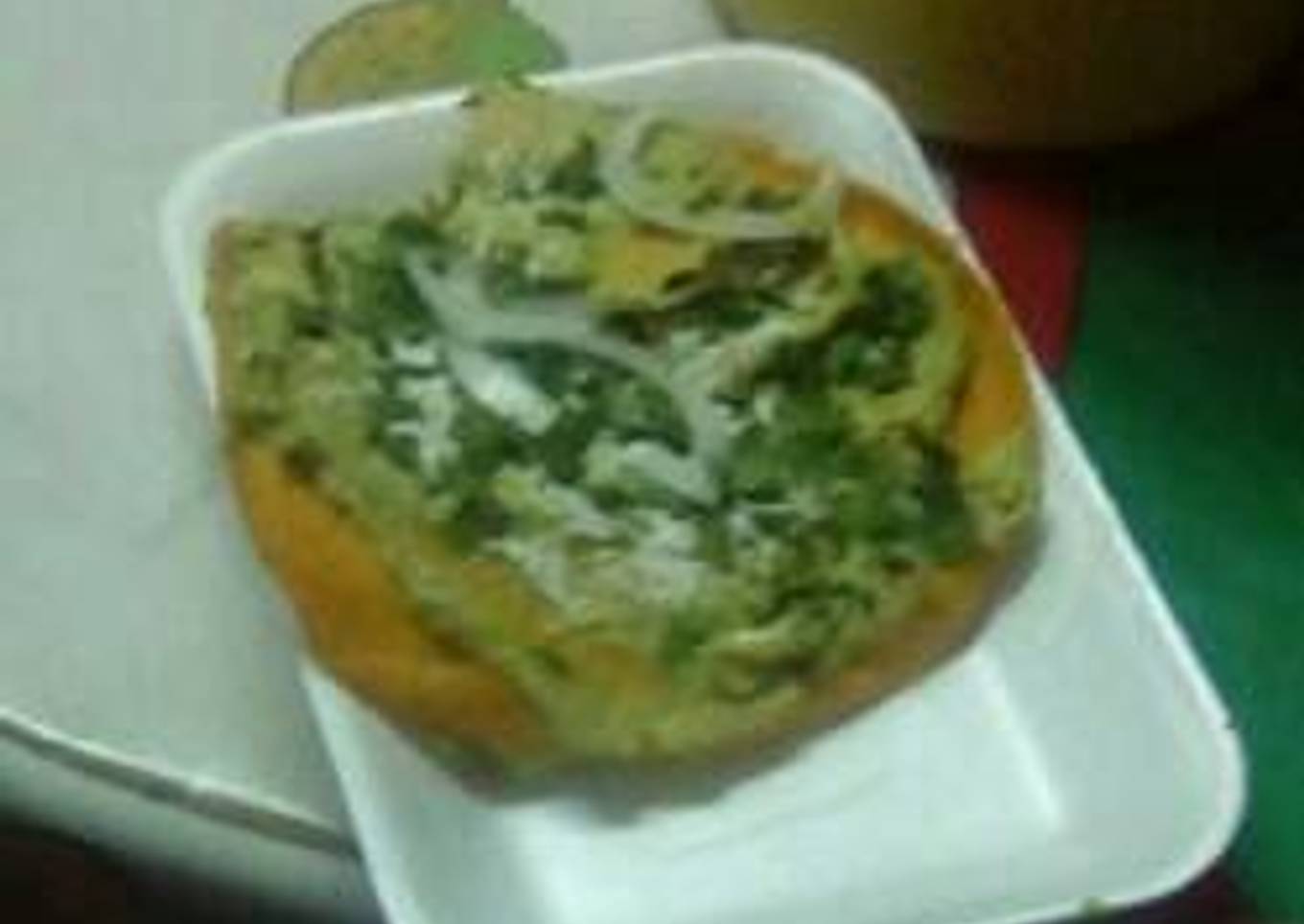 Tostada de aguacate