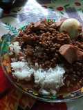 Lentejas con arroz