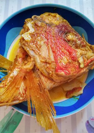 Foto resep Gule kepala ikan kakap