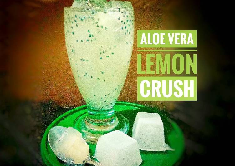 Resep Aloe vera lemon crush, Enak