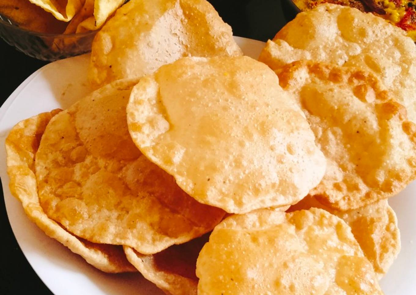 Masala potato Poori 😋Aloo poori 😋