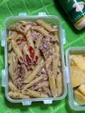 Penne Aglio e Olio with Tuna