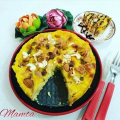A picture of Custard Bread Pudding (Baked).