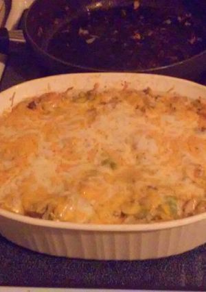 A picture of Squash Mac n Cheese.