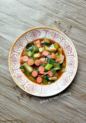 Foto resep Tumis Pakcoy Sosis Simple