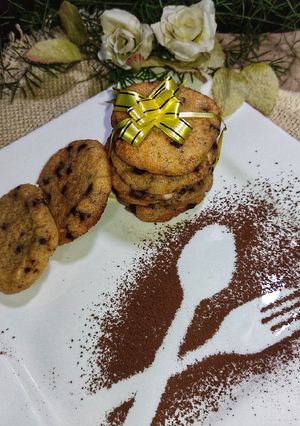 A picture of Chocolate Chip Cookies 🍪🍪.