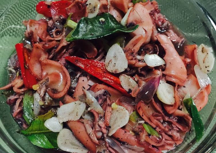 Resep Oseng cumi empuk wangiiiii, Enak Banget