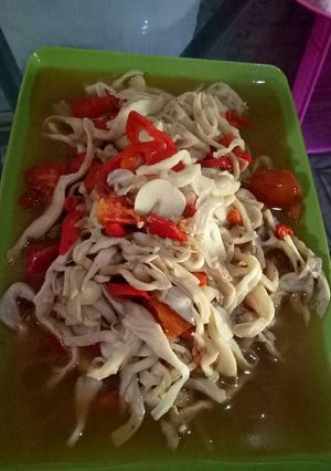 Foto resep Tumis jamur tiram pedess mantap