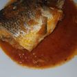 Lubina a la sidra