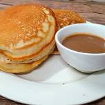 Pancakes with Caramel Syrup