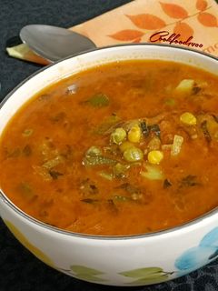 عکسی از دستور سوپ سبزیجات