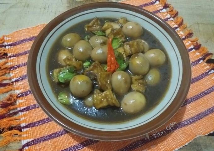 Resep: Telur dan Tahu Bumbu Petis Untuk Jualan