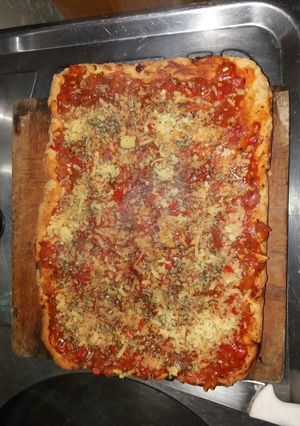 Una foto de Pizza con Royal